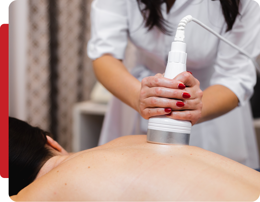 back treatment with Ultrasound Therapy