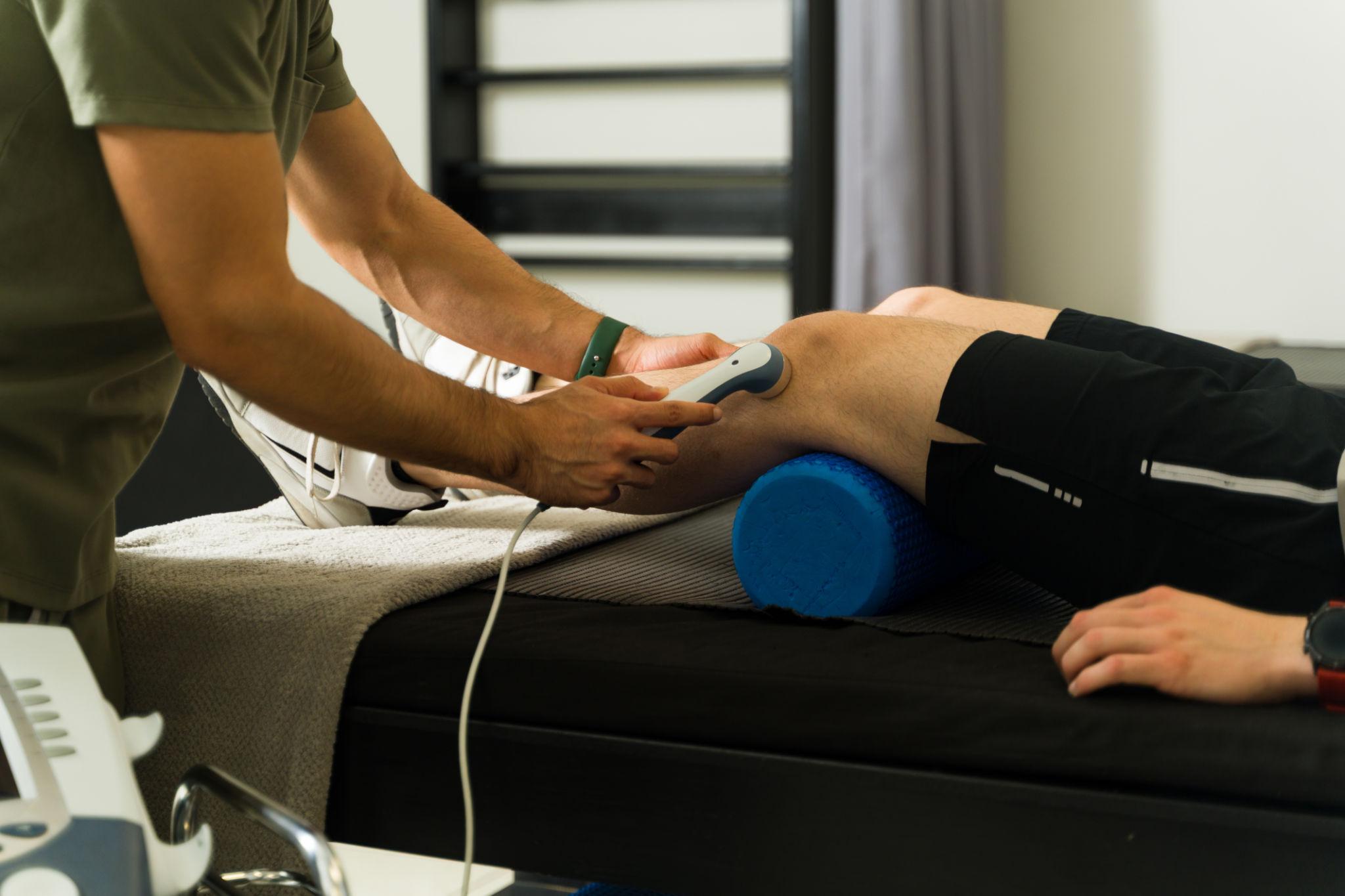 Ultrasound therapy treatment for knee in Surbiton